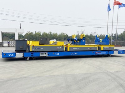 6 tonnellate di carrello di trasferimento con tubo in acciaio del volante