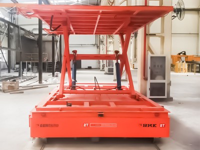 Carrello di trasferimento ferroviario dell'industria siderurgica