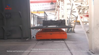 Carrello di trasferimento ferroviario automatizzato