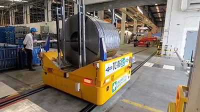 Carrello di trasferimento della bobina