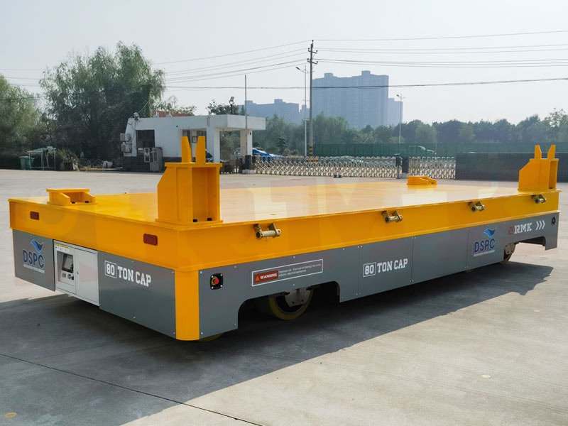 80 tonnellate di carrello senza pista dello sterzo idraulico