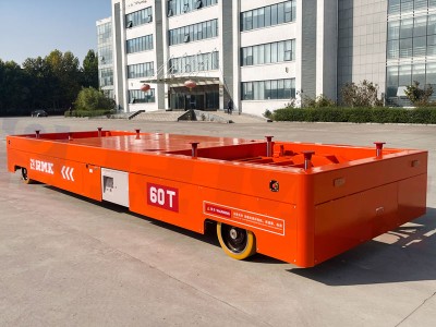 60 tonnellate del carrello di trasferimento senza pista di sollevamento dello sterzo idraulico