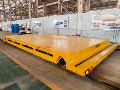 12 tonnellate di carrello di trasferimento di binari in acciaio a batteria