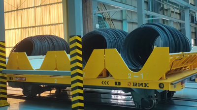Notevole carrello di trasferimento ferroviario automatizzato - carrello di trasporto RGV