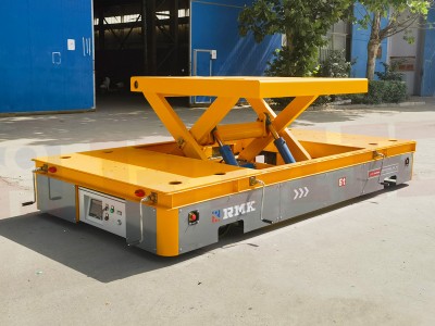 Carrello di trasporto a batteria multi-guida con ruote omni