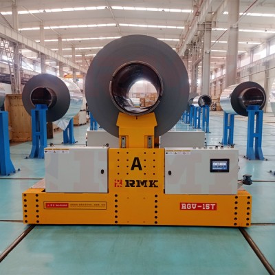 15 tonnellate Carro trasferimento ferroviario a bobina di acciaio alimentato da batteria