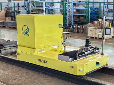 Carrello di trasferimento del robot a gancio di shunting ferroviario