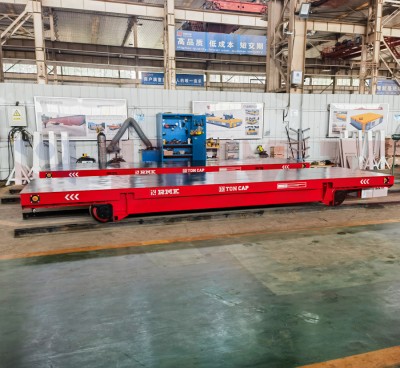 10 tonnellate di carrello di trasferimento del binario con tubo in acciaio