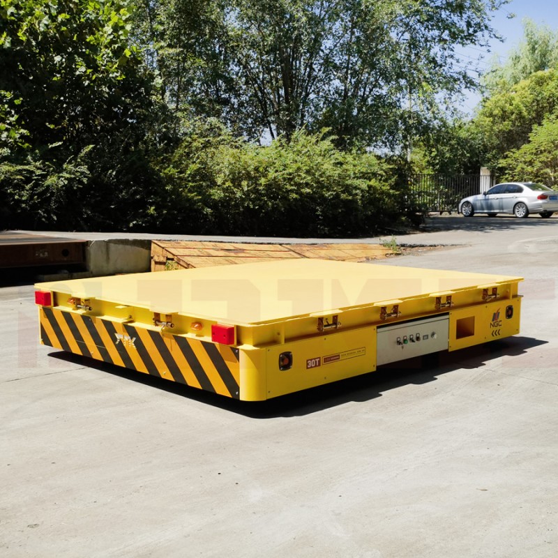 30 Tons Omnidirectional Mobile Steering Wheel Carro di trasferimento elettrico