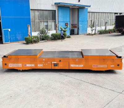 Carro da trasferimento in acciaio da 40 tonnellate a trasferimento omni-directionale